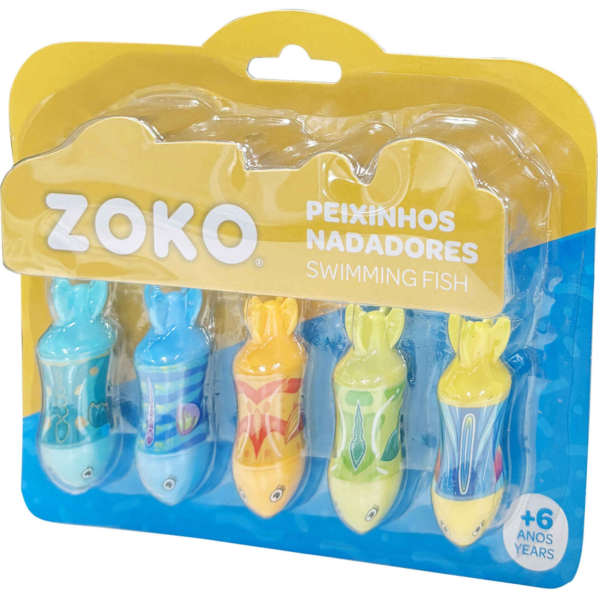 Zoko - Pack 5 Peixinhos Nadadores