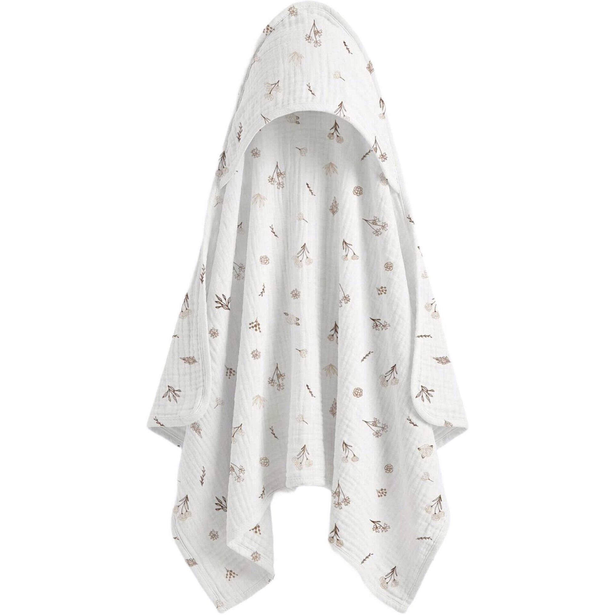 Toalha de Banho Musselina Flores Silvestres Twinko