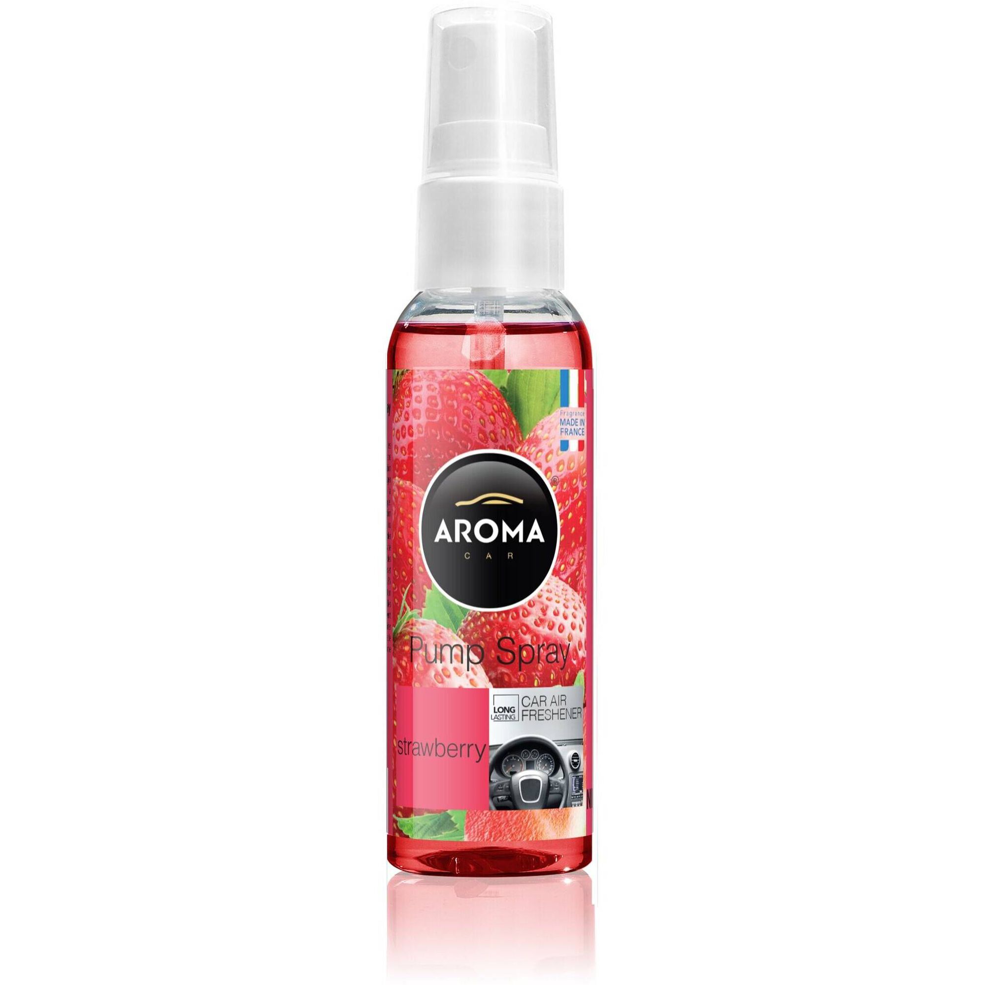 Ambientador Spray Pump Morango Aroma Car