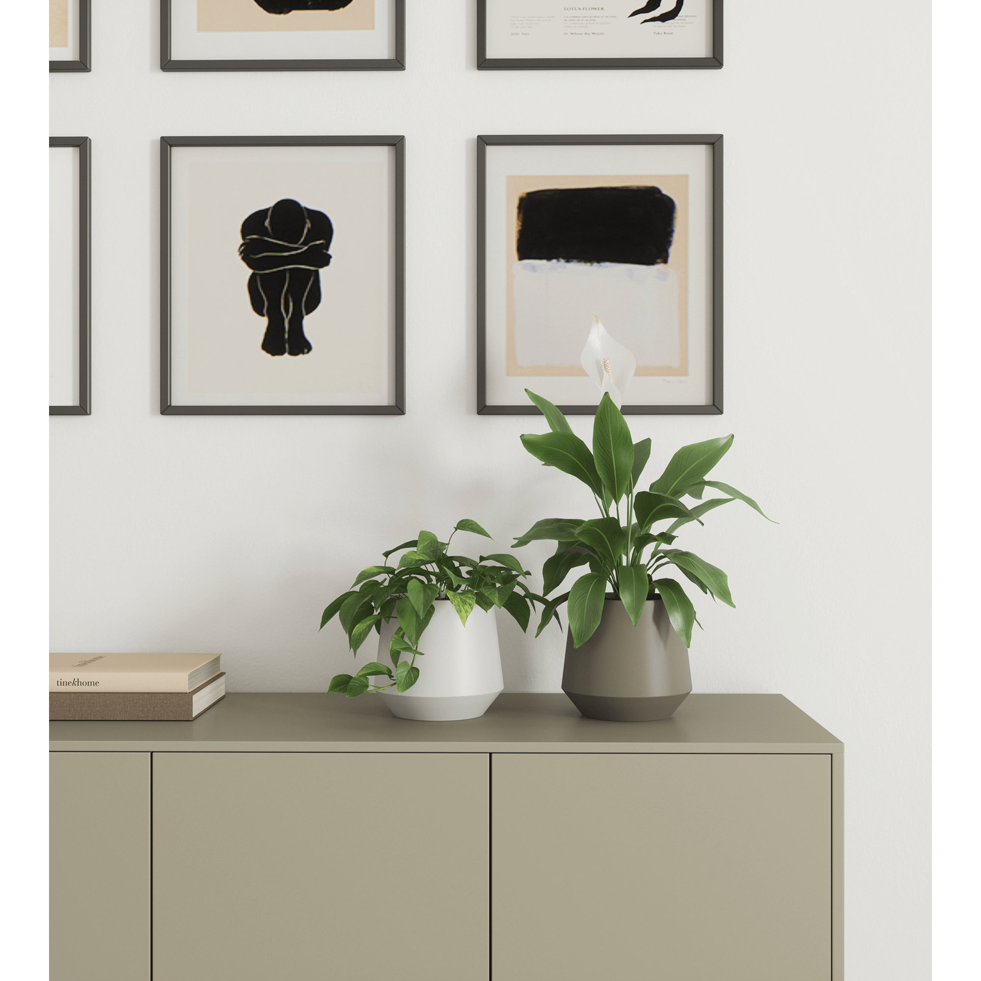 Vaso Redondo Faiança 17cm Branco