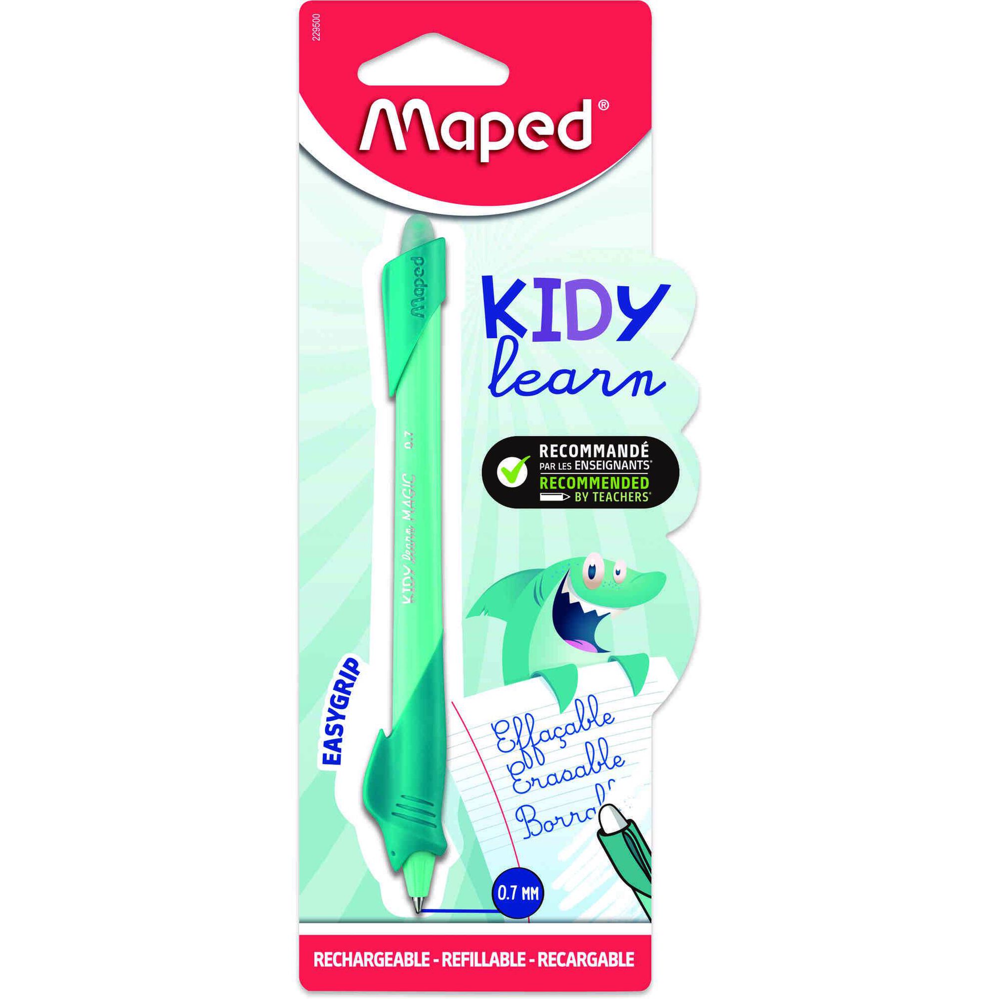 Esferogr&aacute;fica Apag&aacute;vel Kidy Learn Concentration Shark Azul Maped
