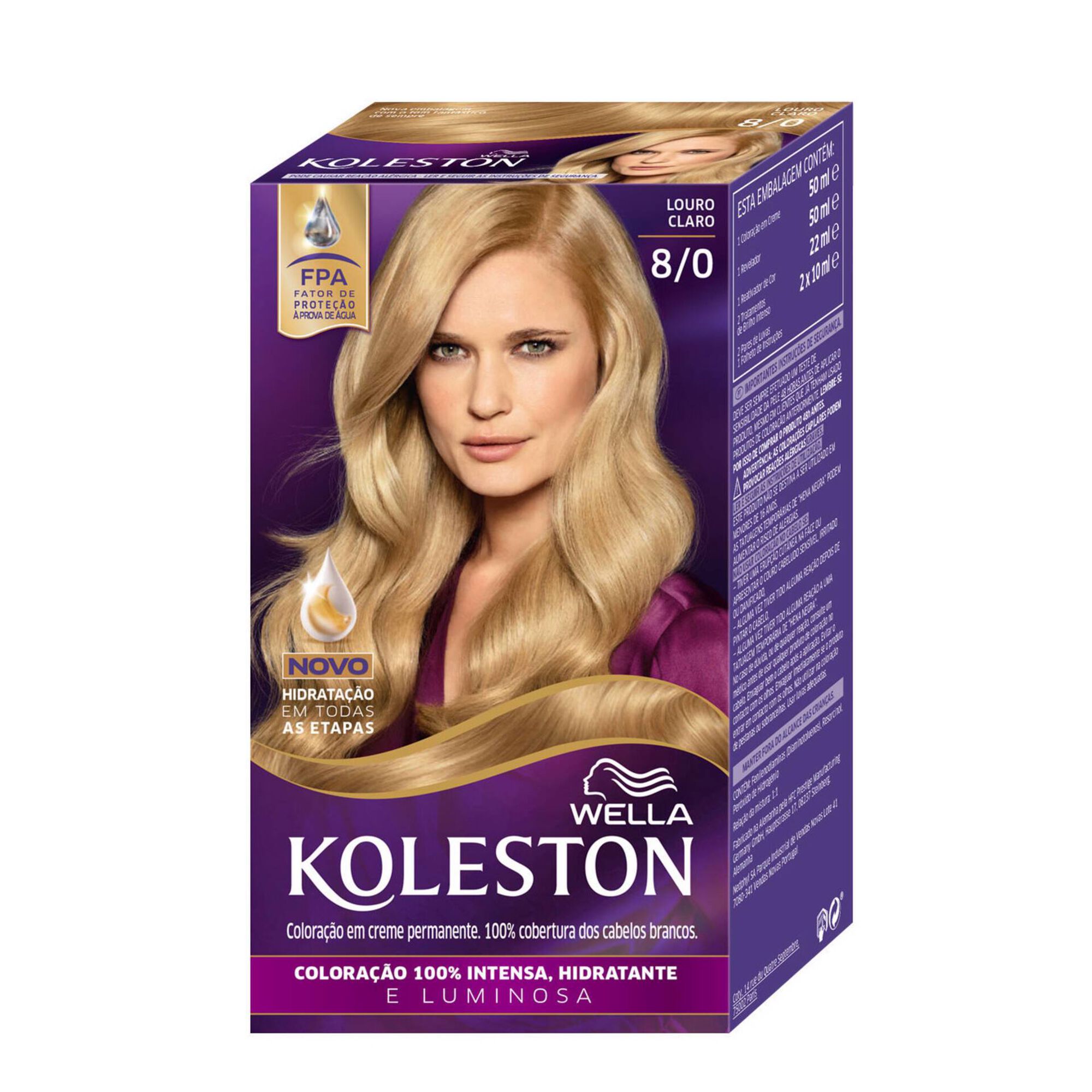 Coloração Permanente Louro Claro 8.0 Coloração Permanente Louro Claro 8.0