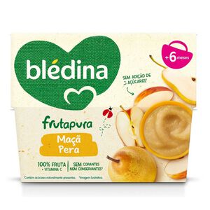 Puré de Fruta Maçã e Pera +6M Blédina