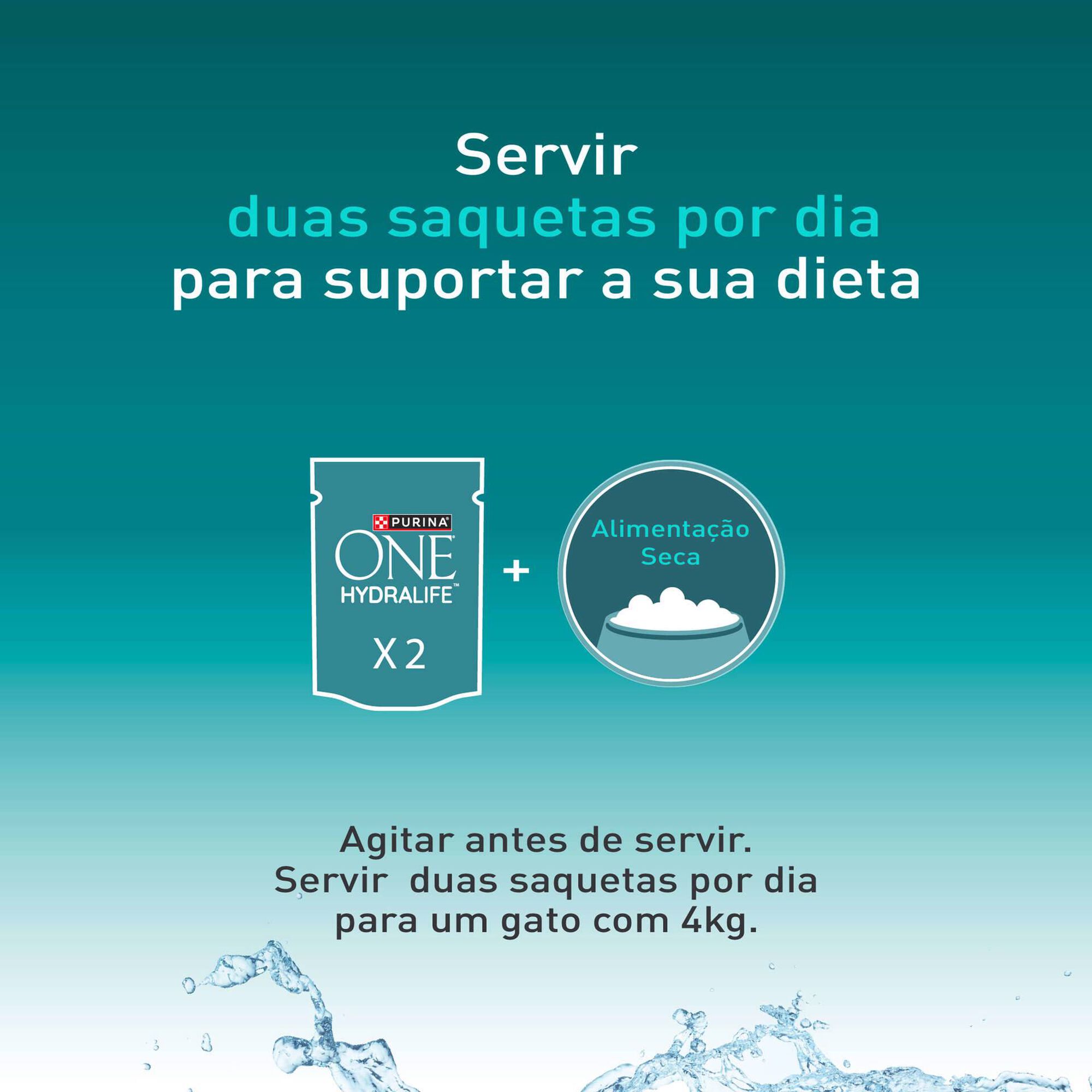 Snack para Gato Hydra Life L&iacute;quido Salm&atilde;o Purina One