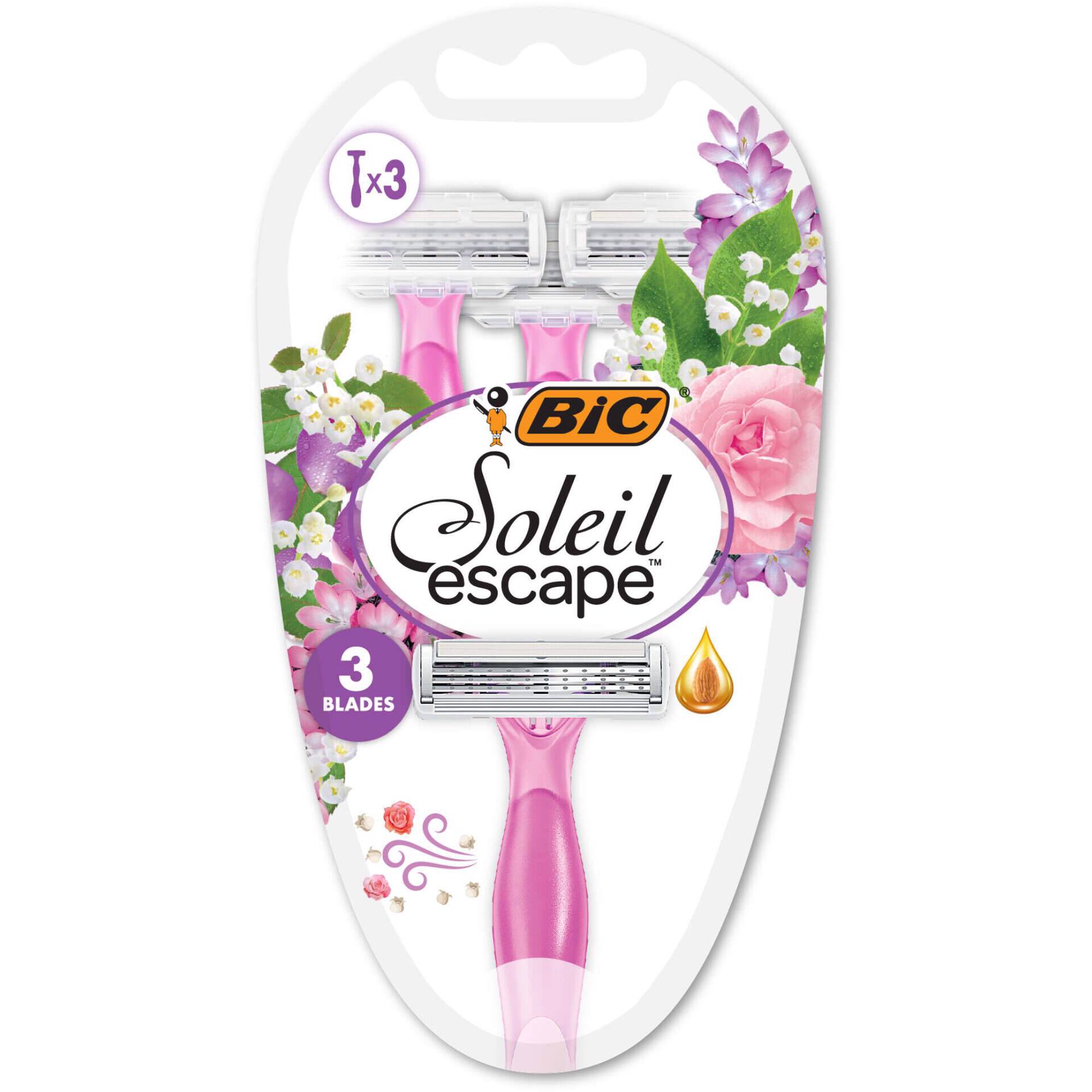 Lâminas Descartáveis Soleil Escape Lily & Roses