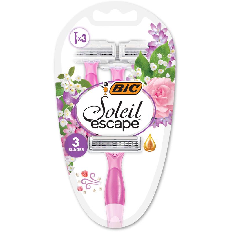 Lâminas Descartáveis Soleil Escape Lily &amp; Roses Bic