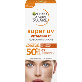 Protetor Solar Rosto Flu&iacute;do Anti-Manchas FPS 50+ Garnier Ambre Solaire