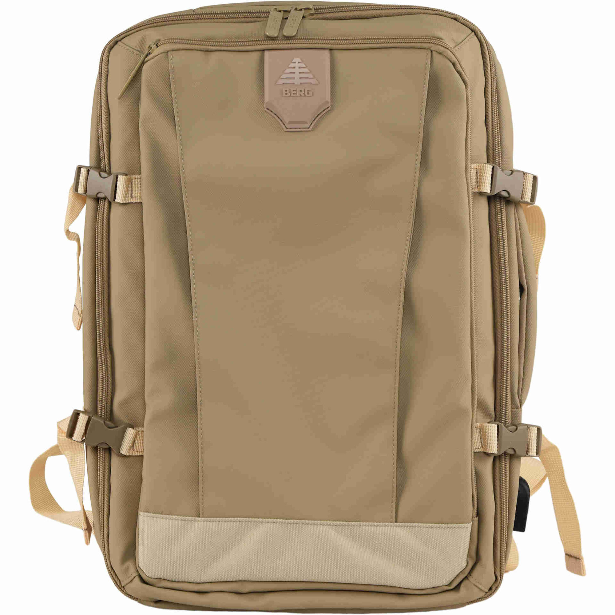 Mochila Extra-Expans&iacute;vel 20L-37L Bege