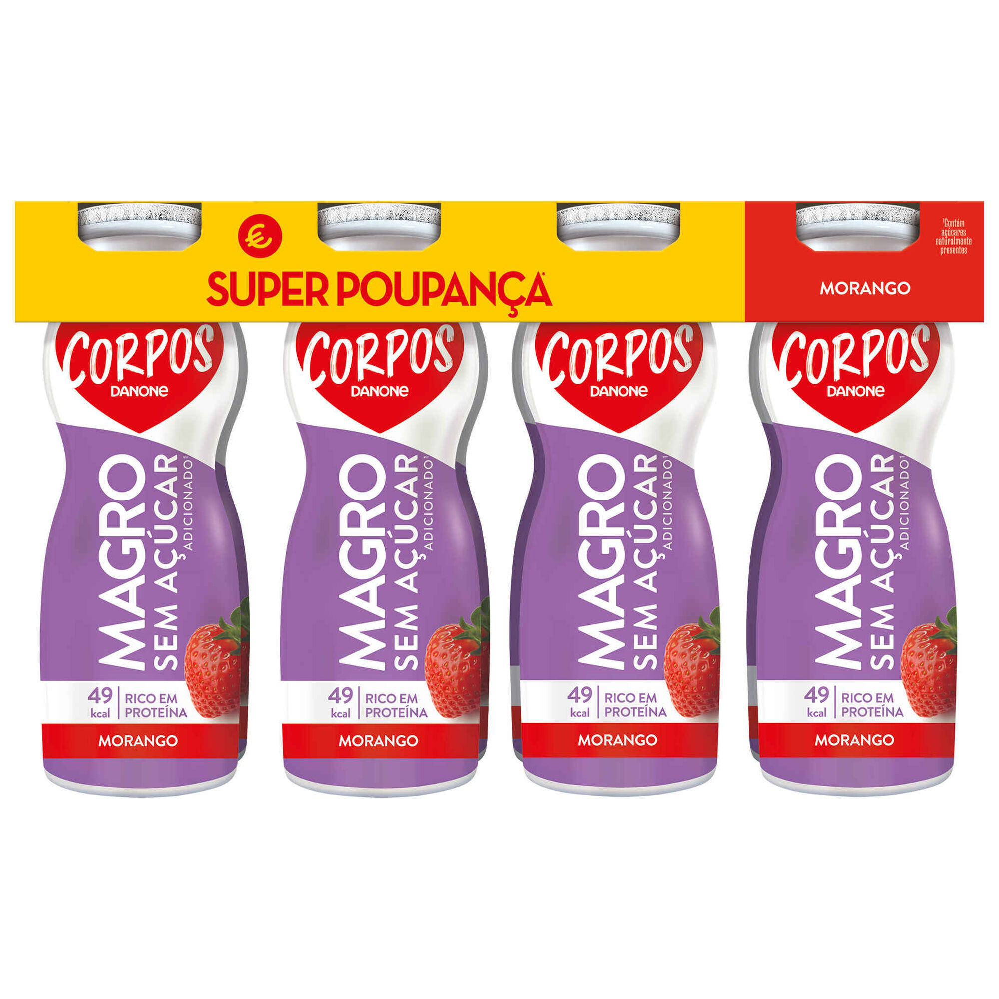 Iogurte Líquido Magro Morango