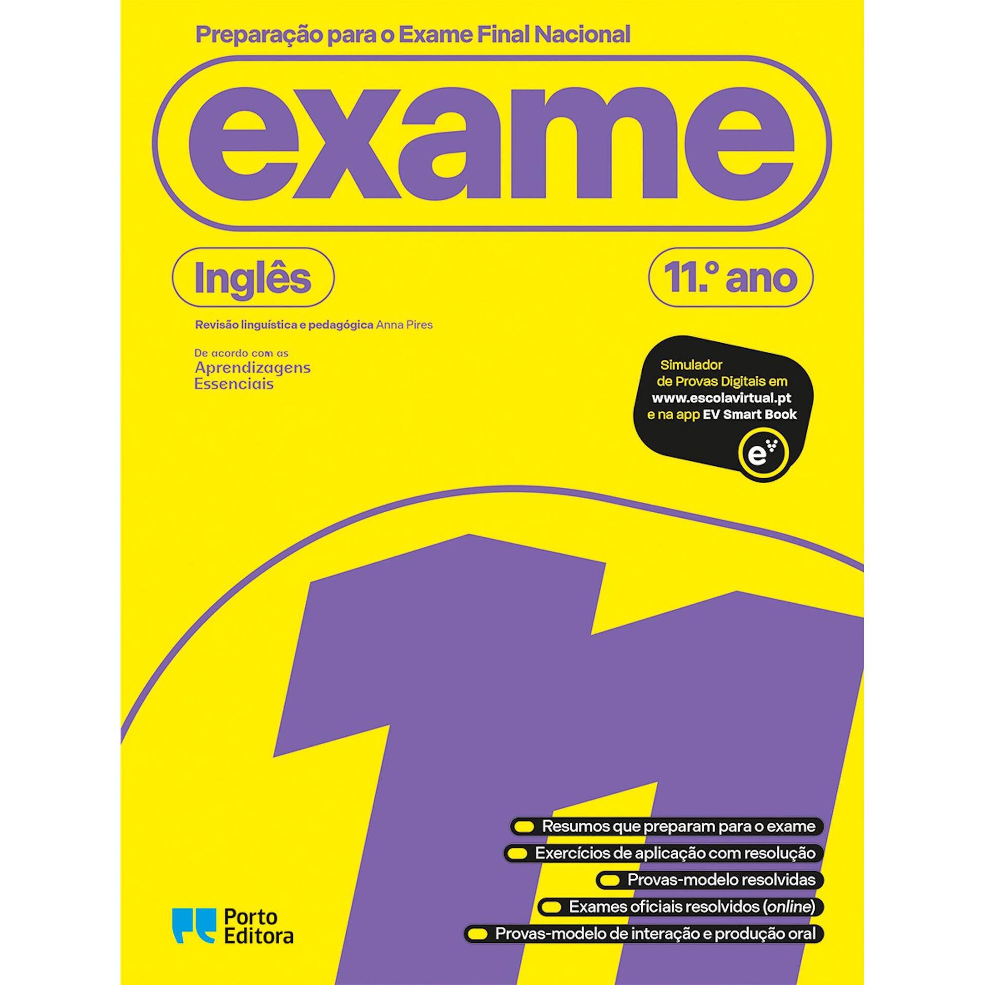 Prepara&ccedil;&atilde;o para o Exame Final Nacional - Ingl&ecirc;s - 11.&ordm; Ano