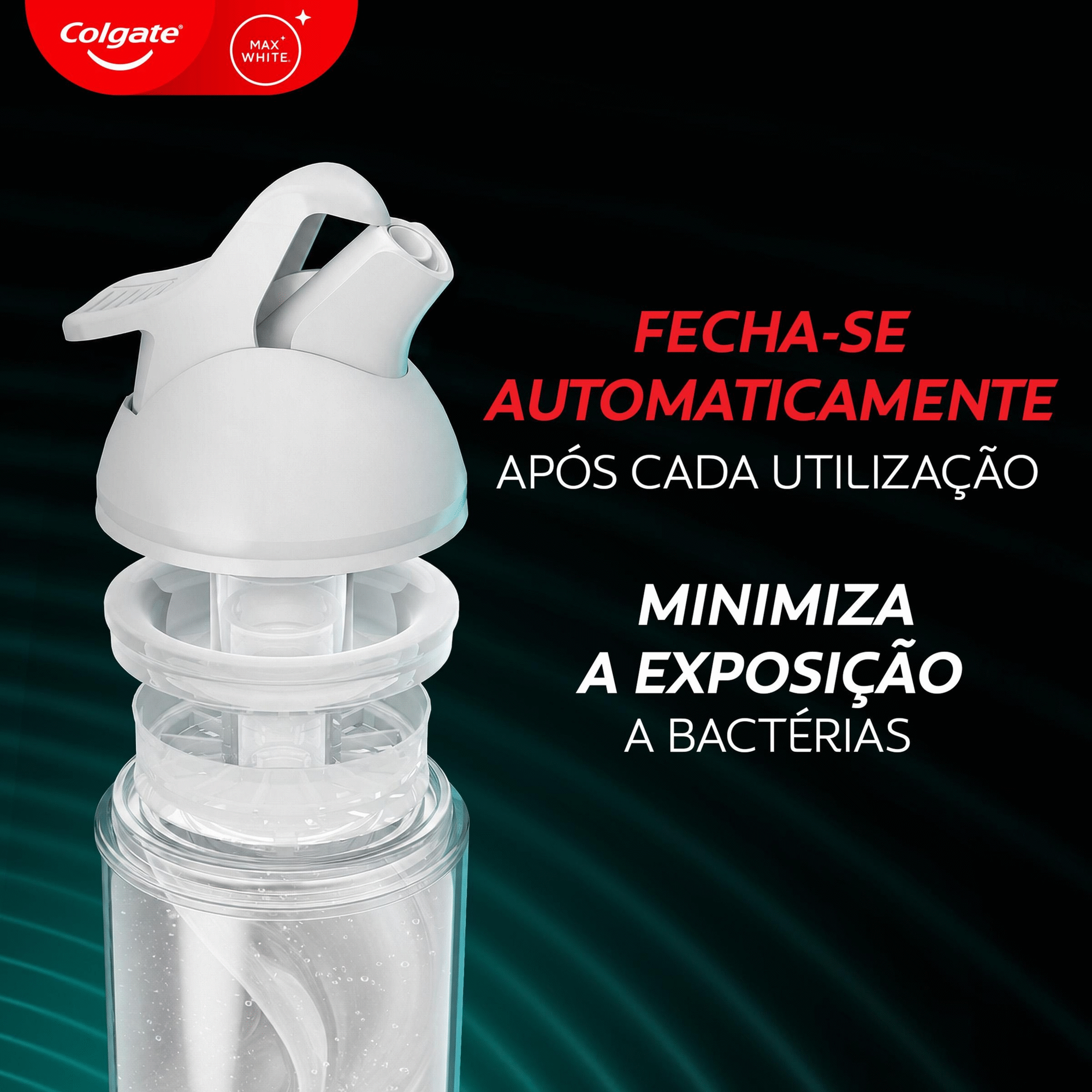 Pasta de Dentes Pump Radiant Glow Colgate Max White