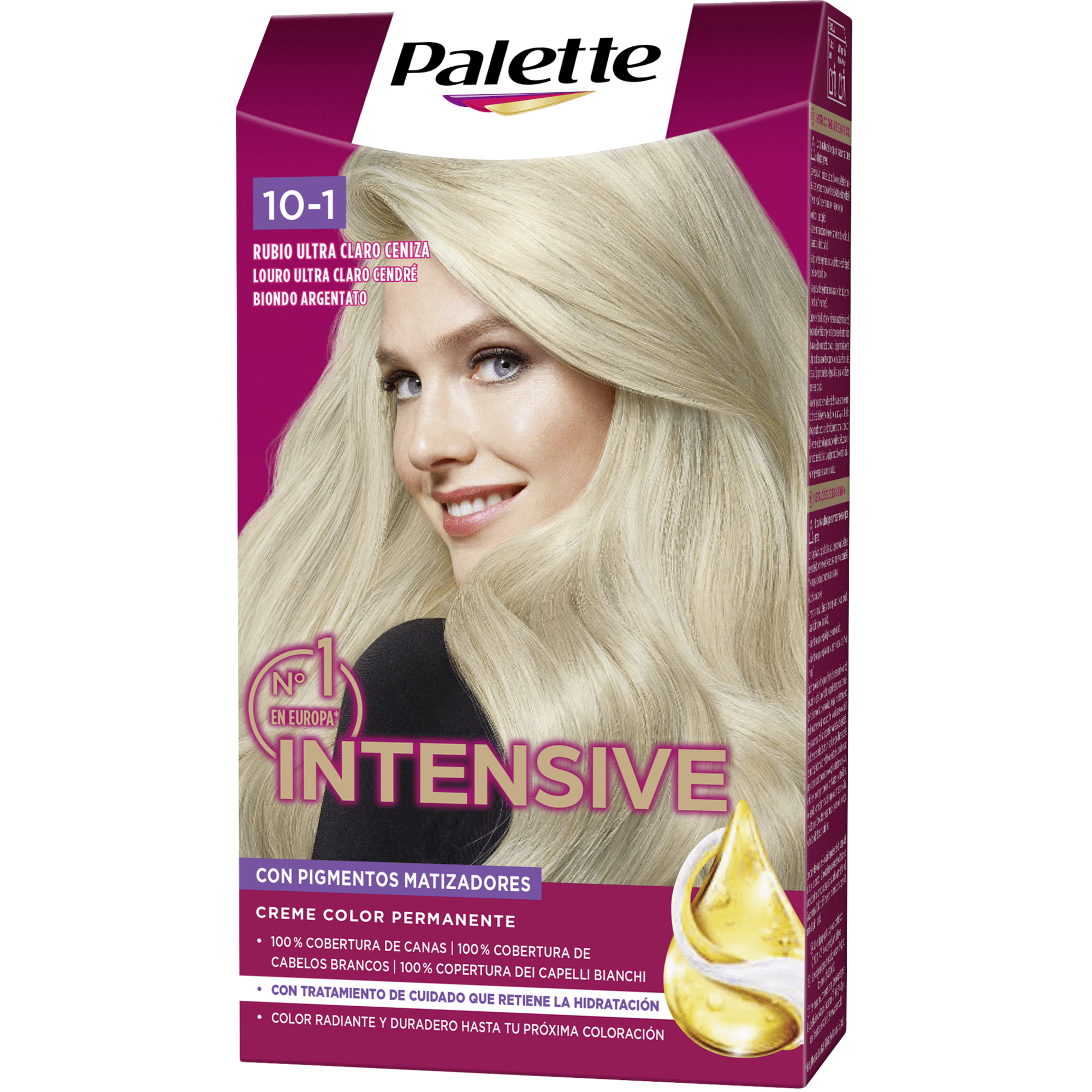 Coloração Permanente Intensive Louro Ultra Claro Cendré 10.1