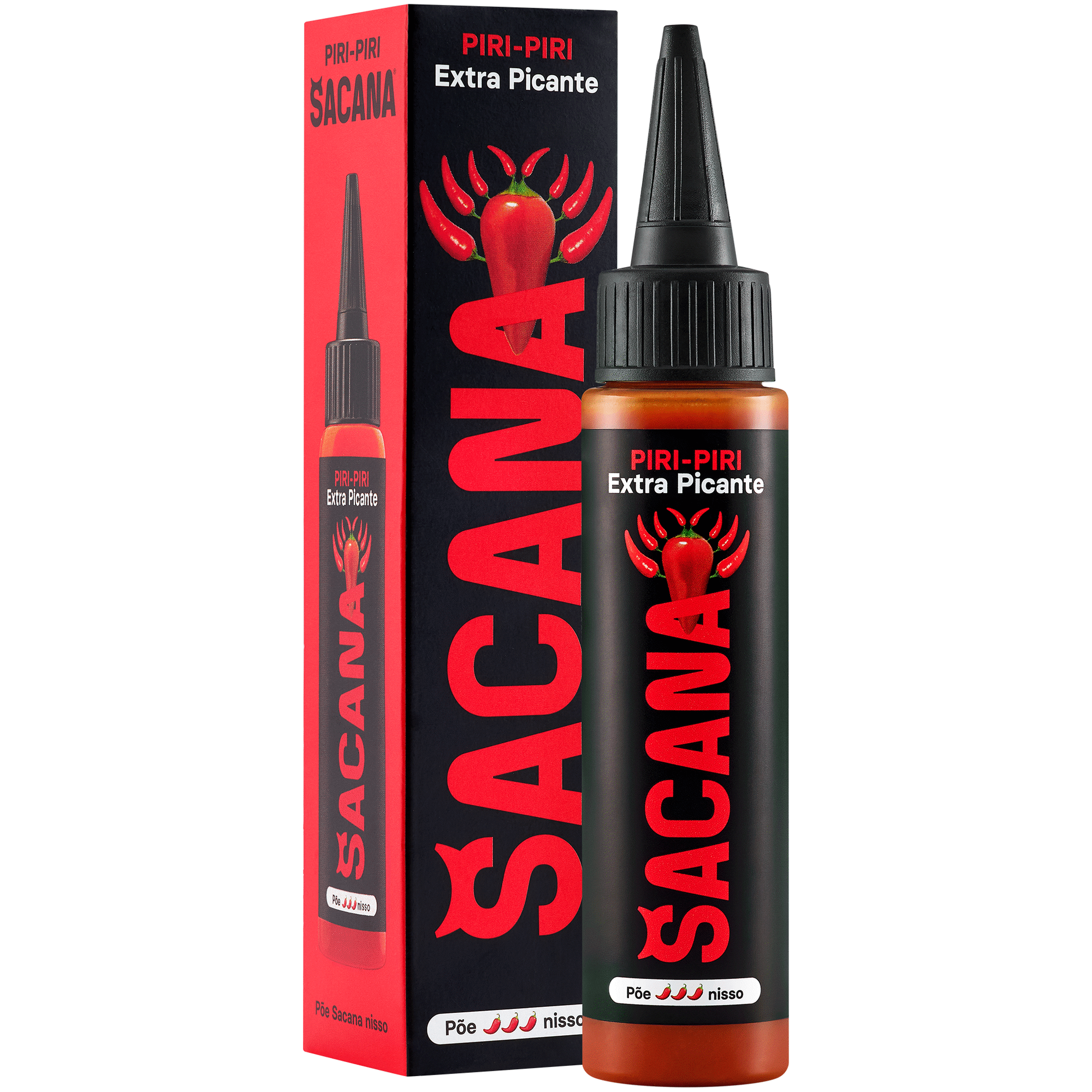 Molho Piri-piri Extra Forte Sacana Molho Piri-piri Extra Forte Sacana