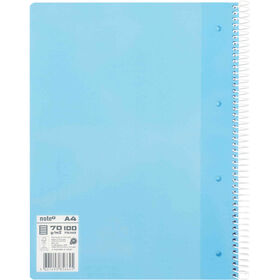 Caderno Espiral Pautado A4 (v&aacute;rias cores) Note!
