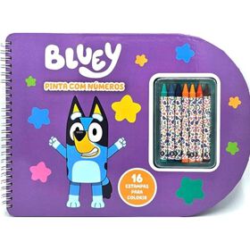 Bluey - Pinta com N&uacute;meros