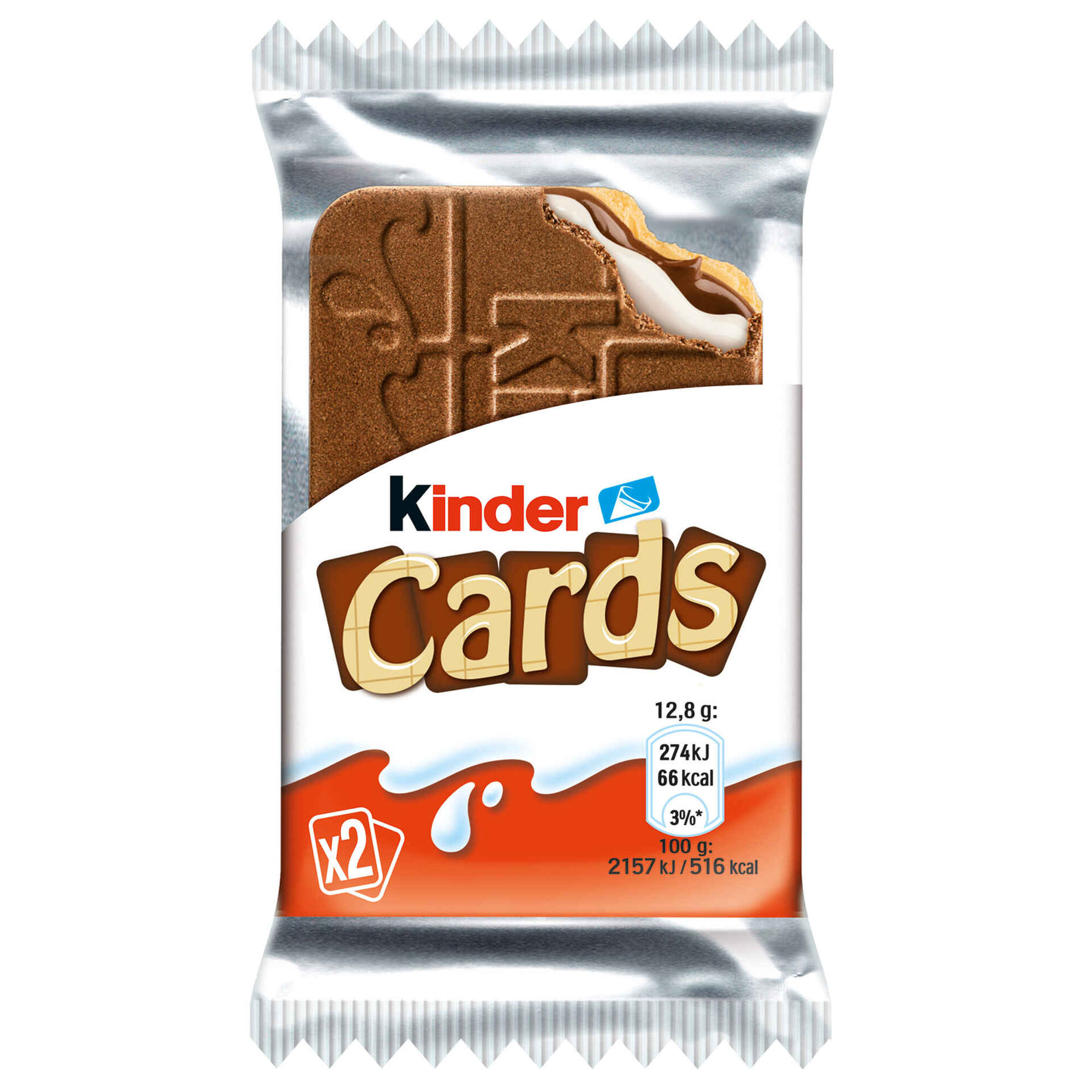 Snack de Chocolate Kinder Cards
