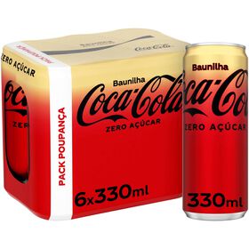 Refrigerante com G&aacute;s Cola Zero Baunilha Coca-Cola