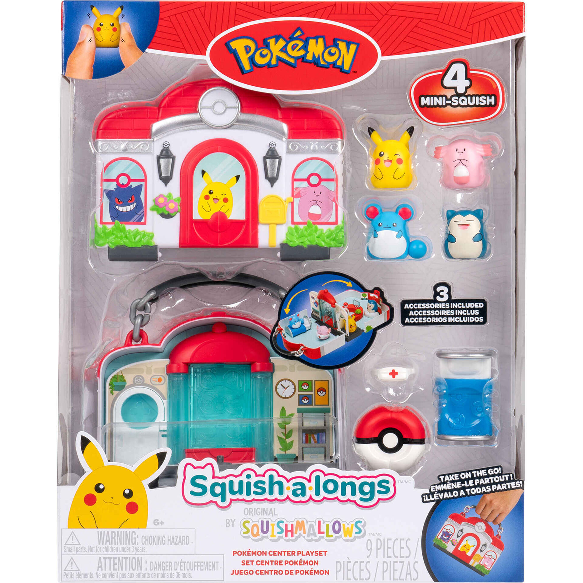 Pok&eacute;mon - Playset Squish-a-longs