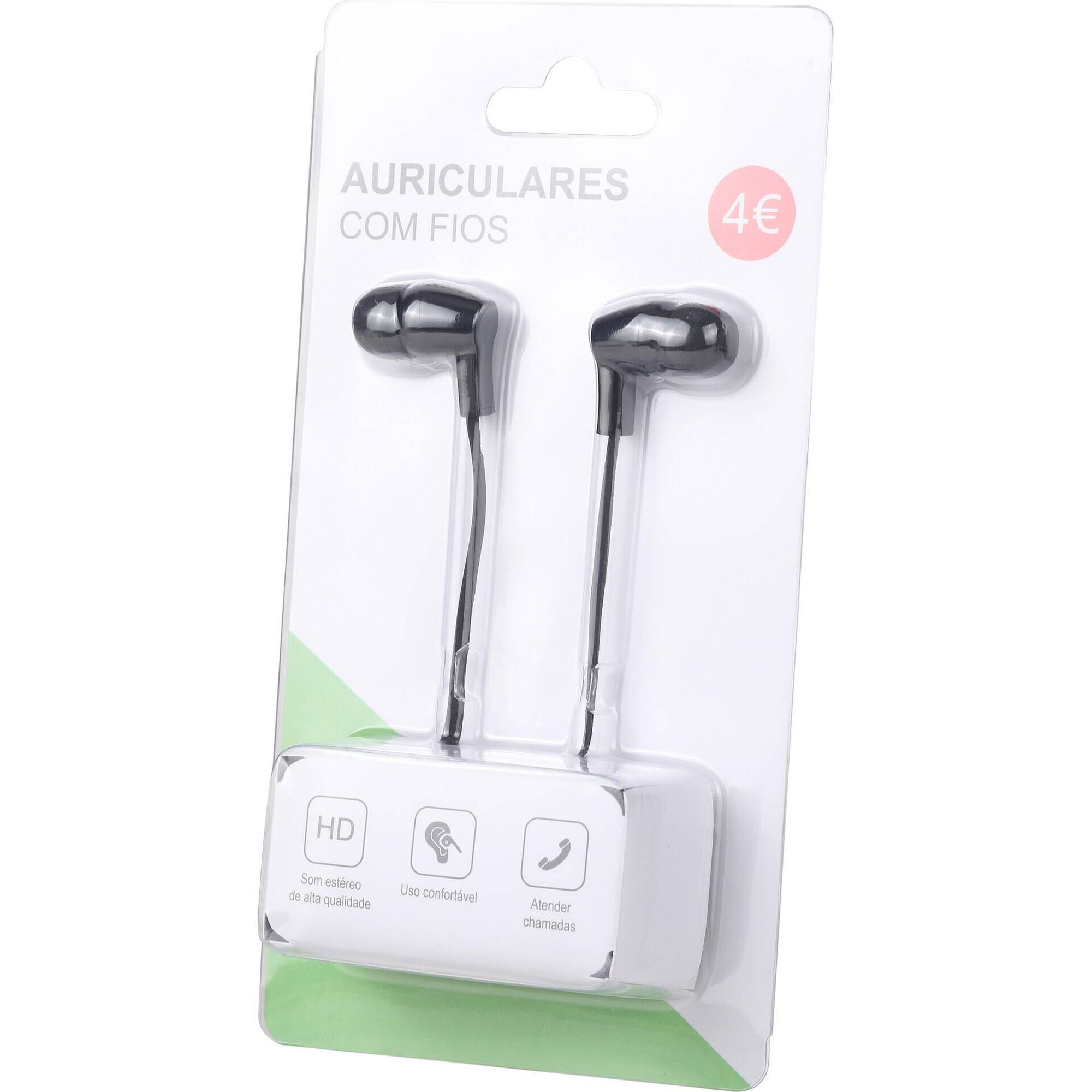 Auriculares com Fios 1,2m Bazar&atilde;o