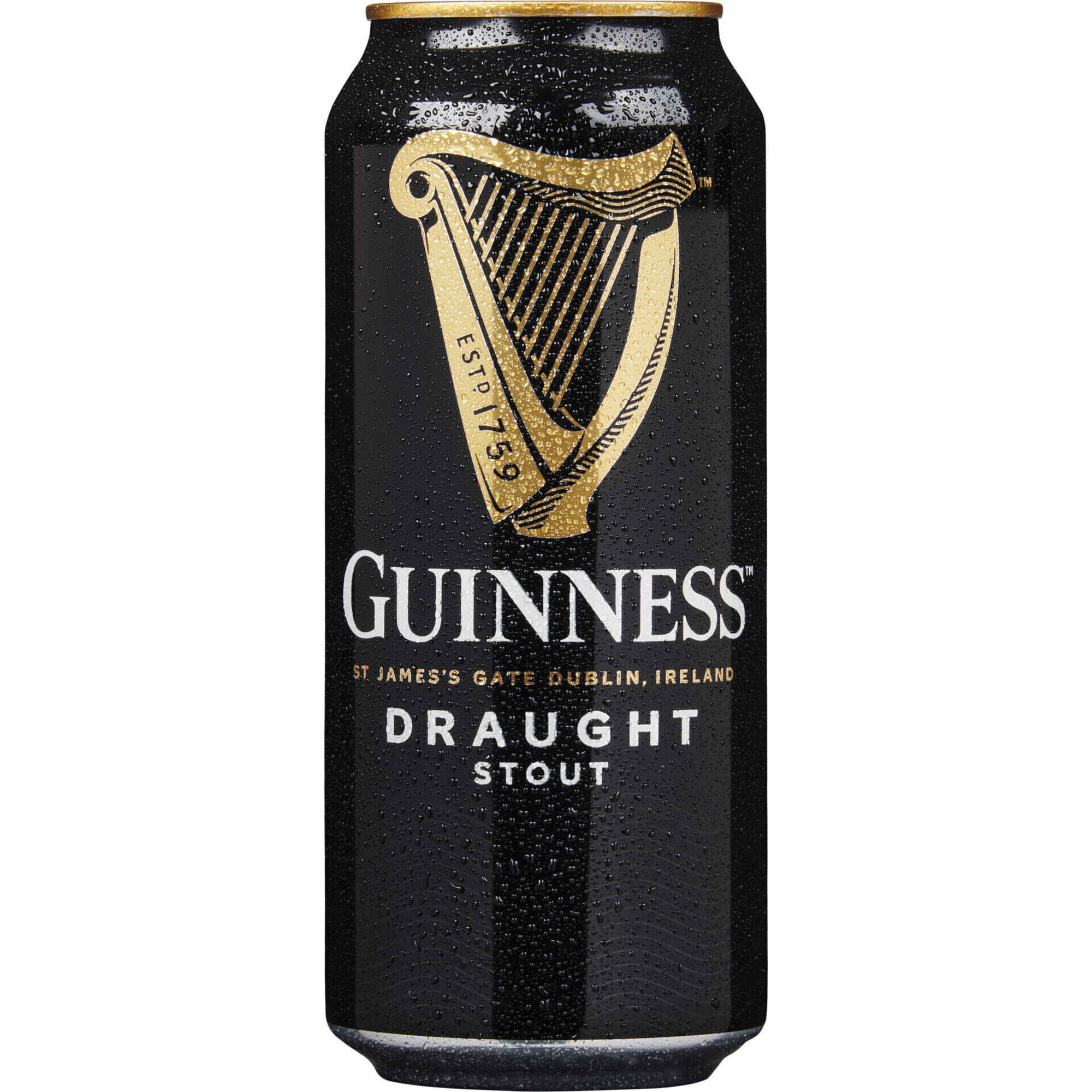 Cerveja em Lata com &Aacute;lcool Guinness