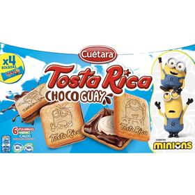 Bolachas com Recheio de Leite e Cacau Tosta Rica Choco Guay Bolachas com Recheio de Leite e Cacau Tosta Rica Choco Guay