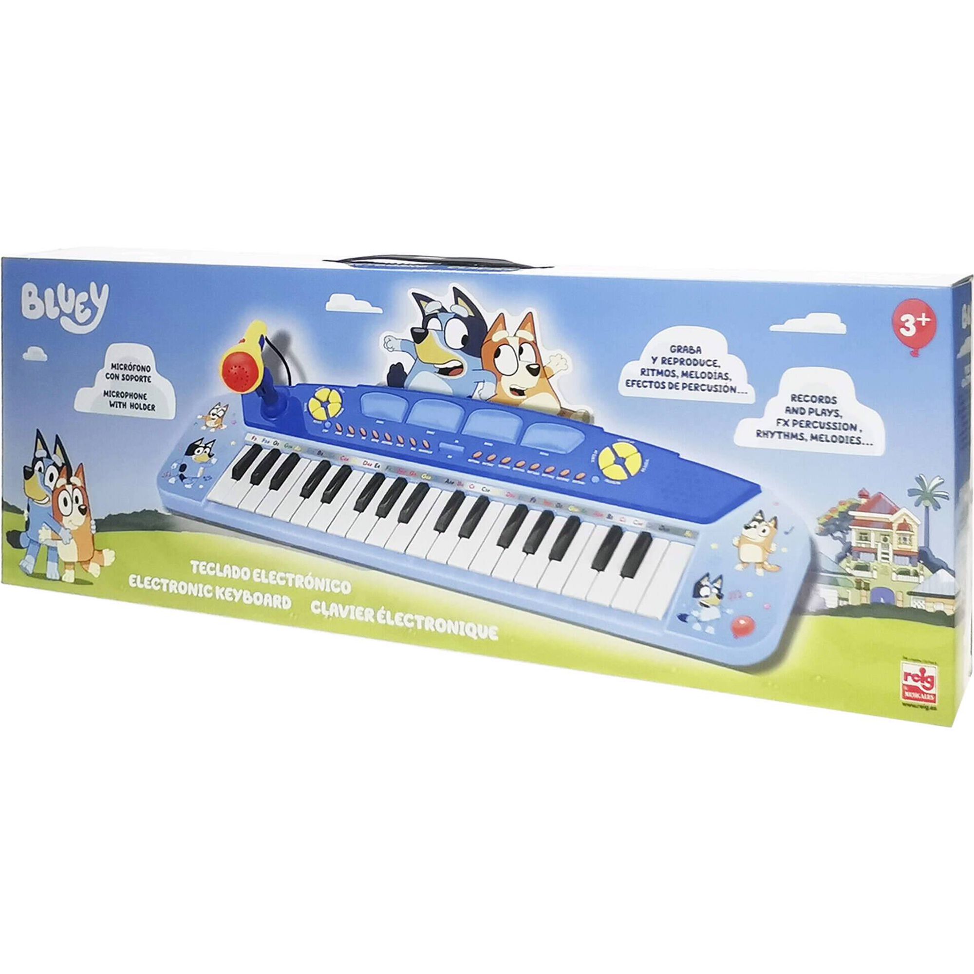 Teclado Eletrónico Bluey