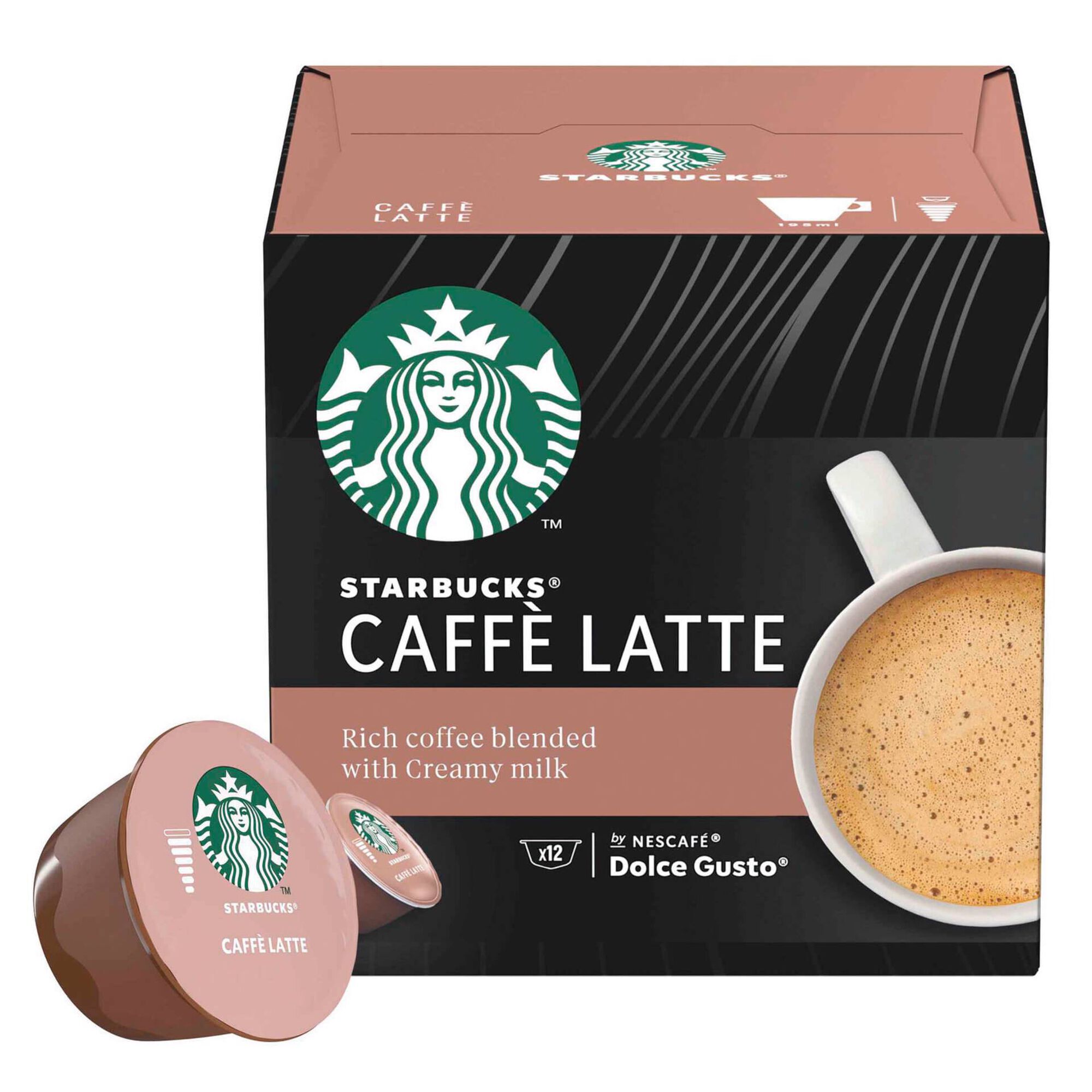 Cápsulas de Café Latte Int 6