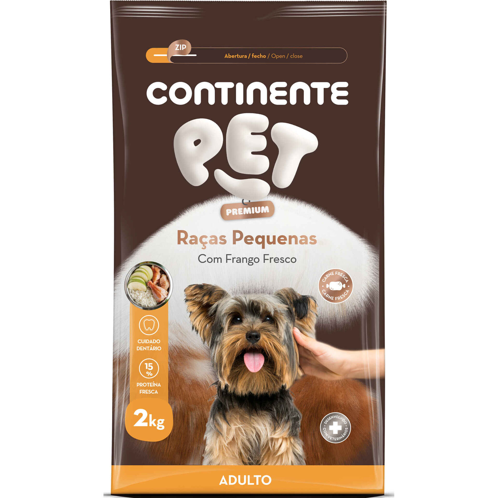 Ra&ccedil;&atilde;o para C&atilde;o Adulto Ra&ccedil;as Pequenas Frango