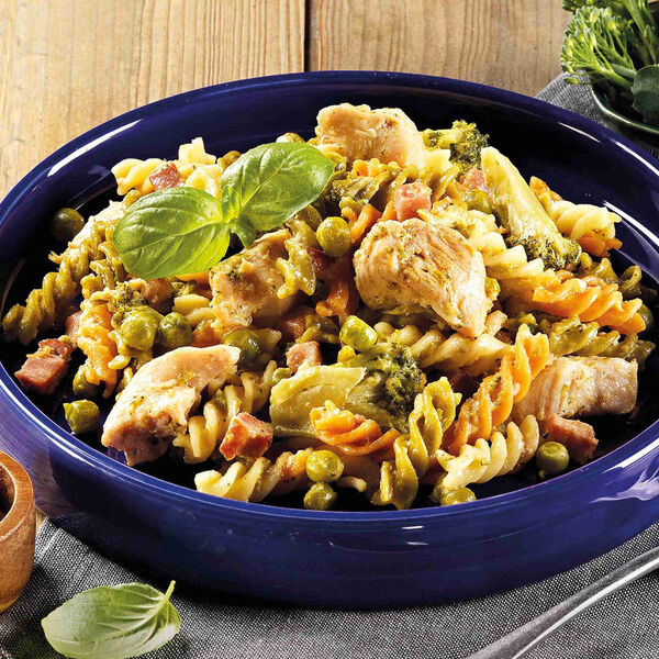 Fusilli com Frango e Bacon Cozinha Continente