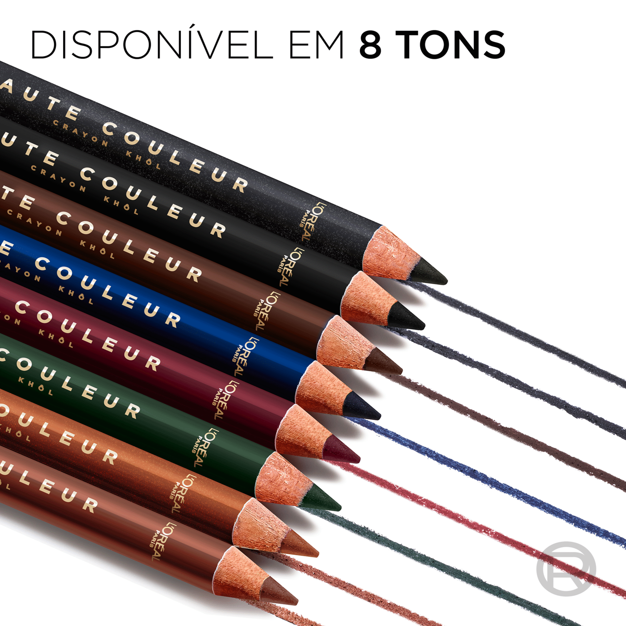 L&aacute;pis de Olhos Kh&ocirc;l Haute Couleur Copper Tulle L'Or&eacute;al Paris