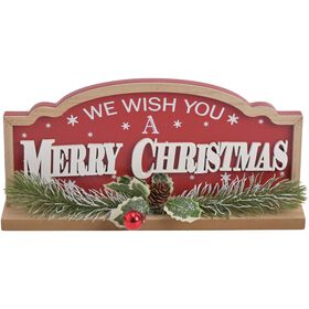 Placa Decorativa Merry Christmas Kasa