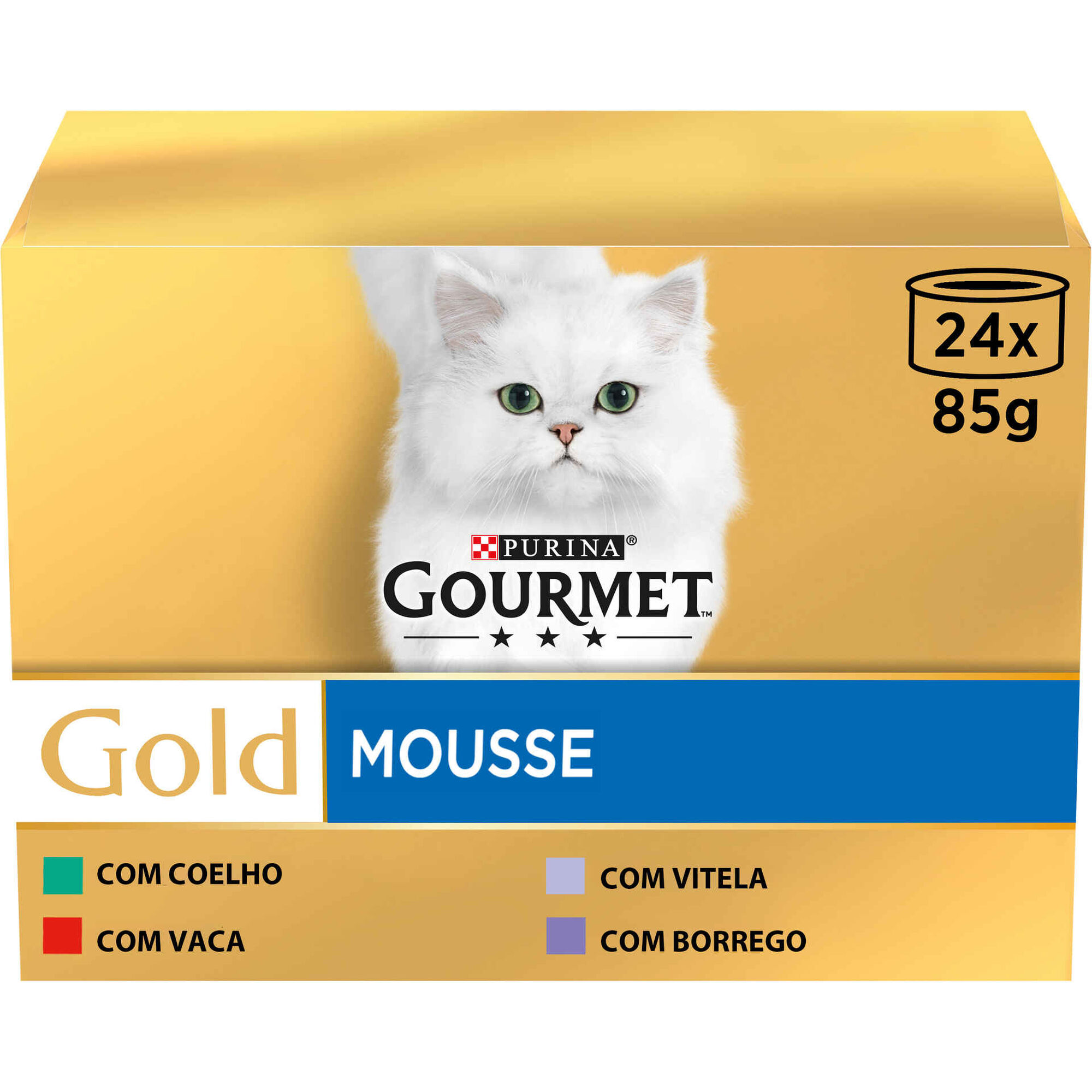 Comida Húmida para Gato Adulto Seleção Mousses