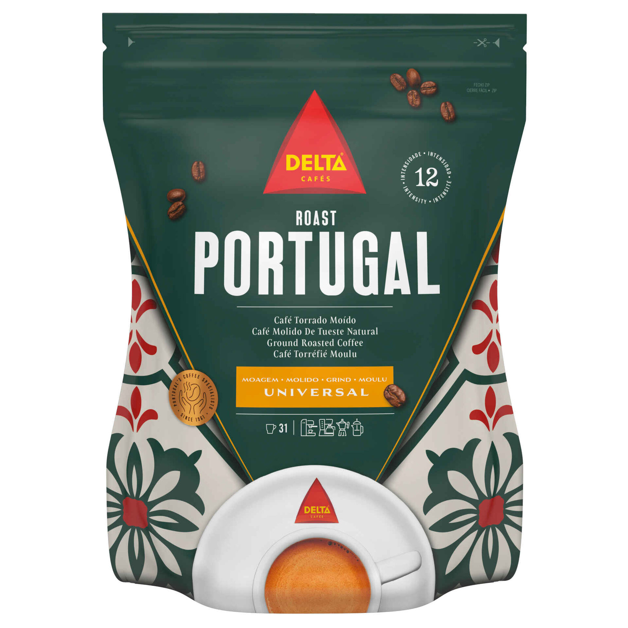 Café Moído Torrado Moagem Universal Lote Portugal Int 12