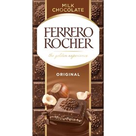 Tablete de Chocolate e Avel&atilde; Ferrero Rocher