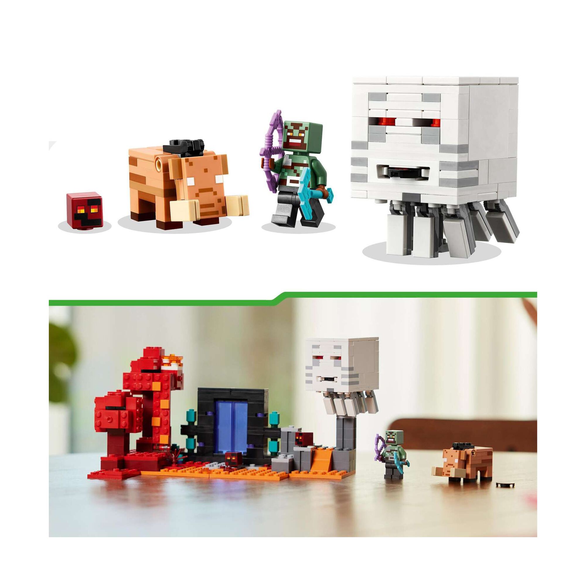 A Emboscada do Portal do Nether - 21255 A Emboscada do Portal do Nether - 21255