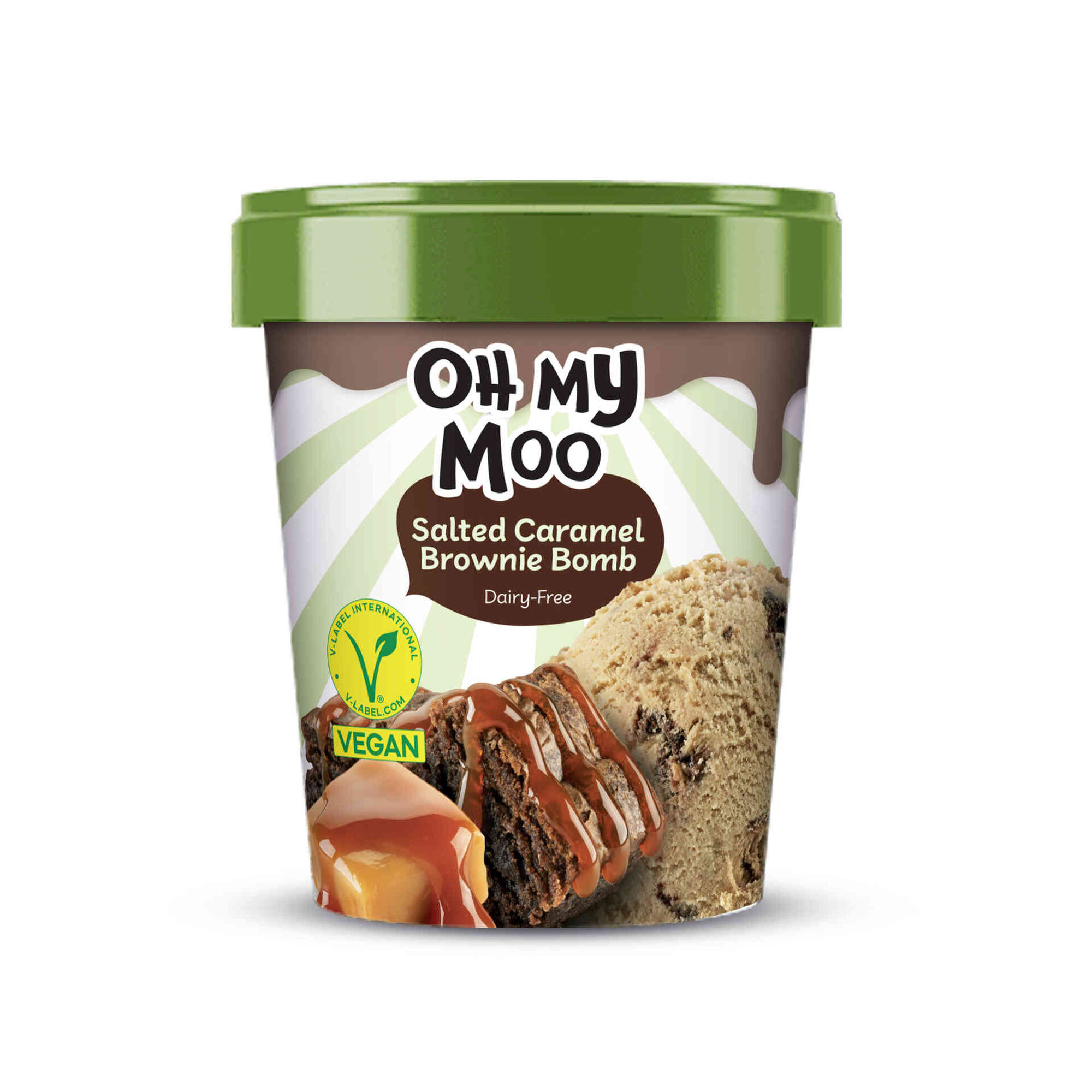 Gelado Caramelo Brownie Vegan Sem Lactose