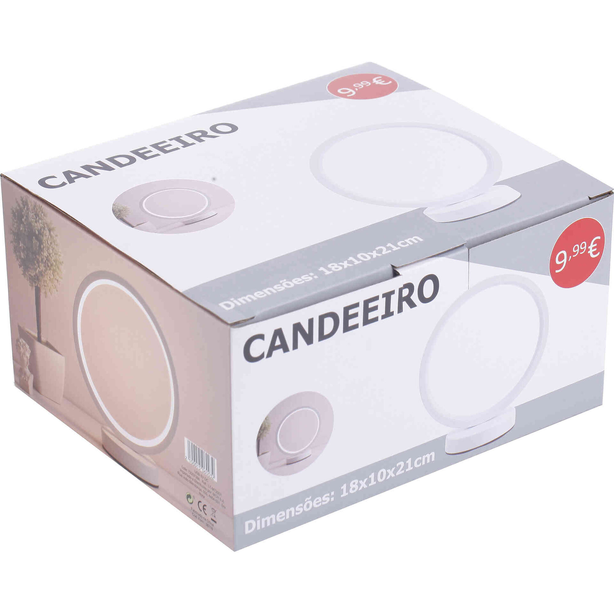 Candeeiro de Mesa Circular Bazar&atilde;o