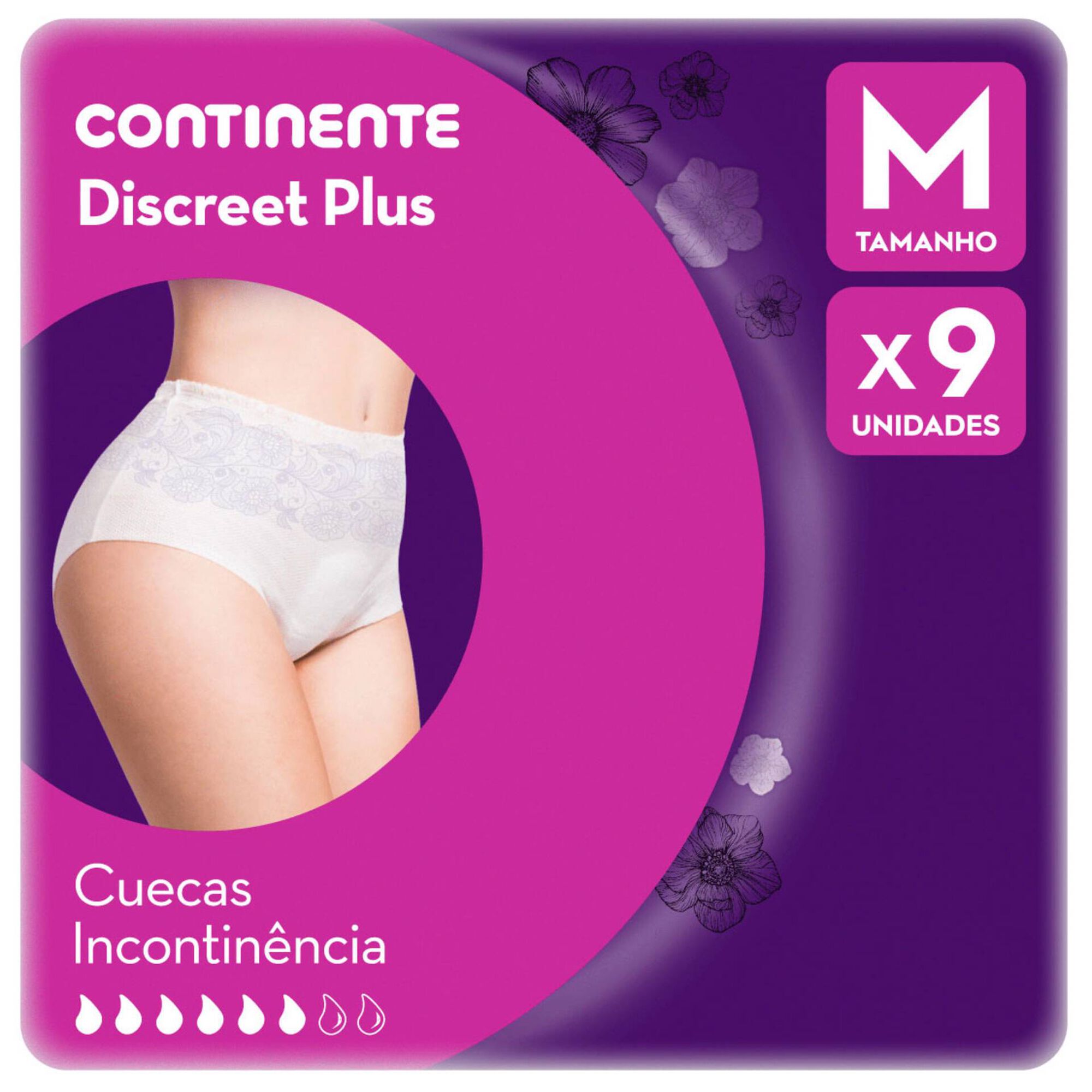 Cuecas Incontinência Discreet Plus M Cuecas Incontinência Discreet Plus M