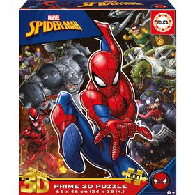 Educa - Puzzle Lenticular Spiderman 3D 300 Pe&ccedil;as