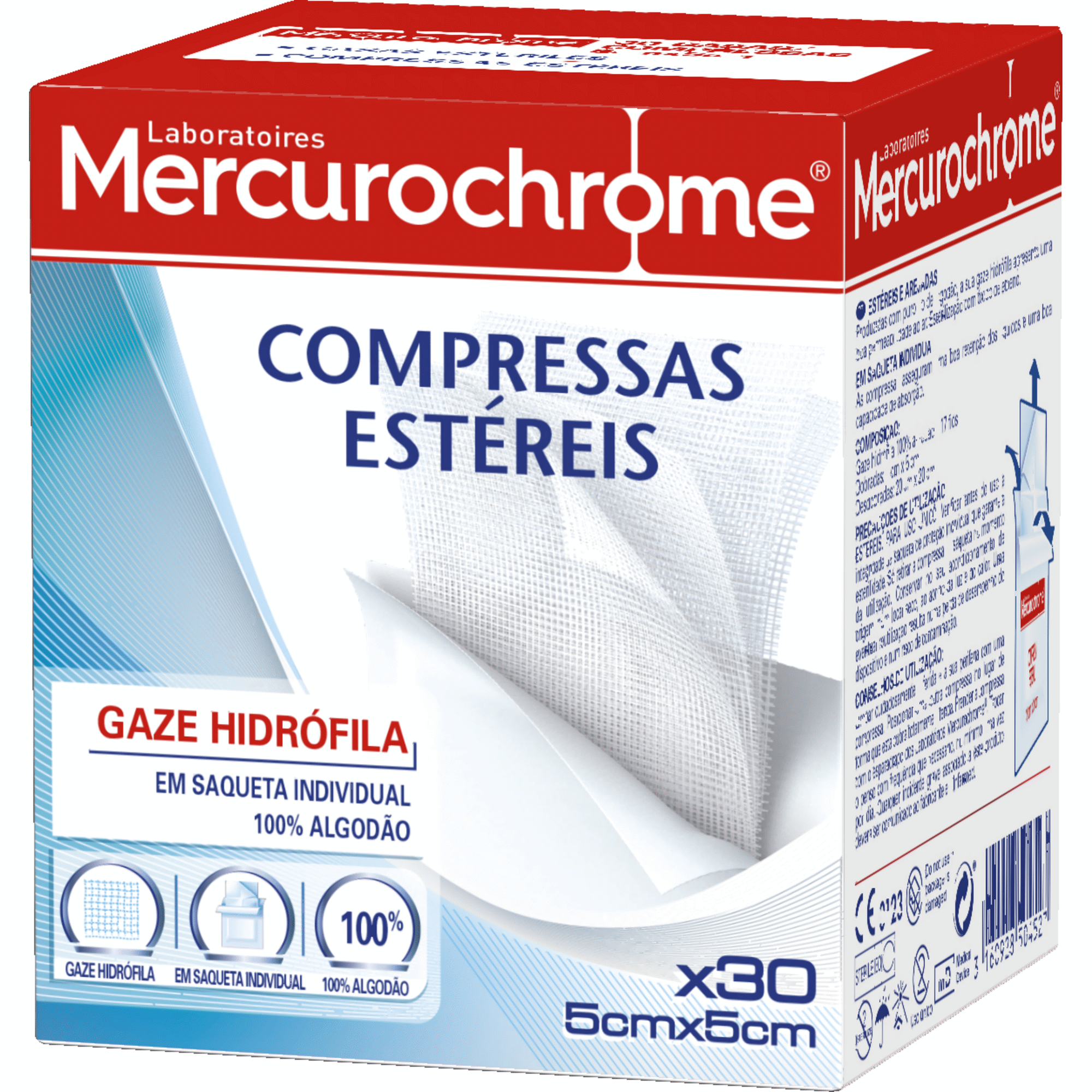 Compressas Esterilizadas 5 x 5 cm Compressas Esterilizadas 5 x 5 cm