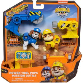 Patrulha Pata - Figuras Rubble e Wheeler