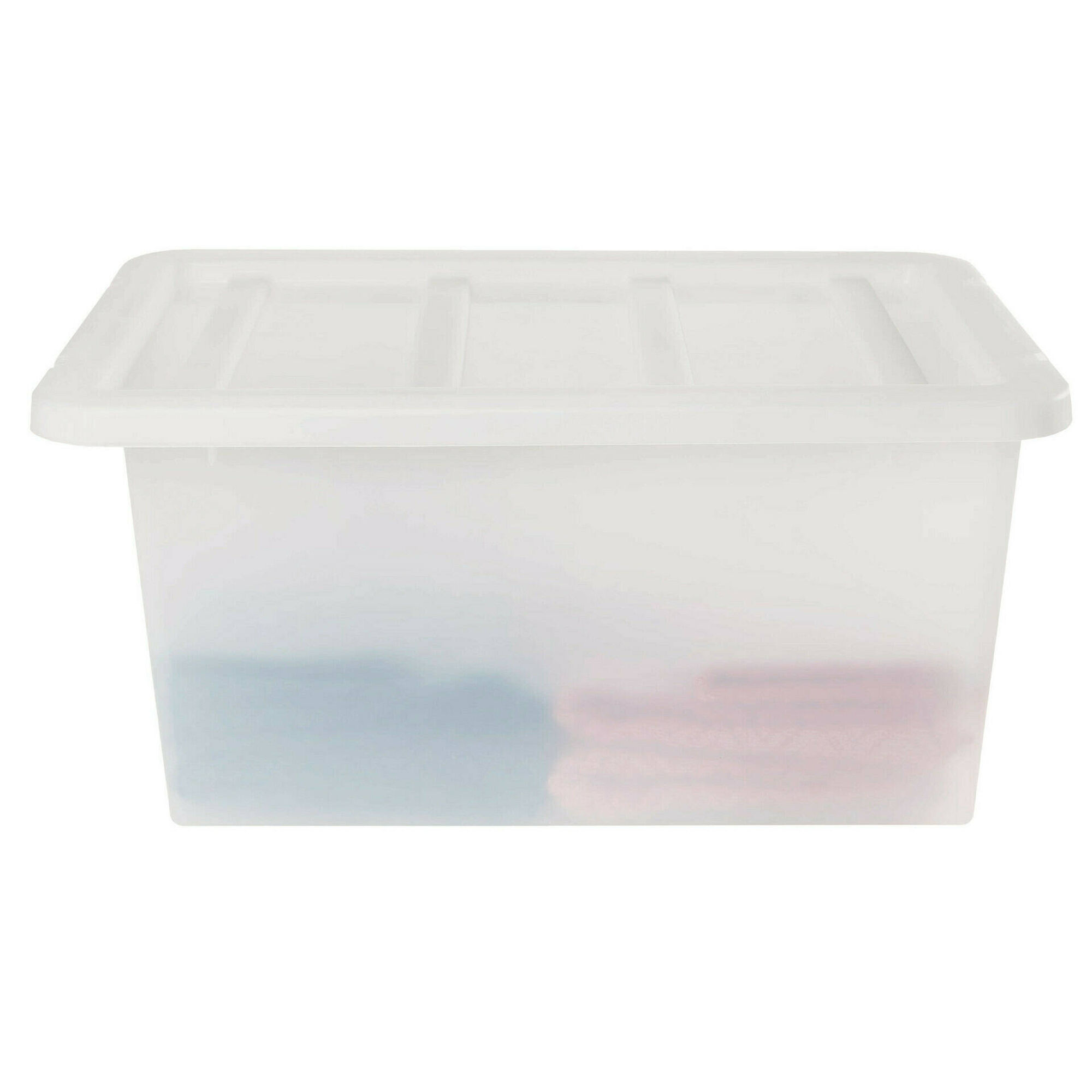 Caixa Arrumação Plástico Transparente