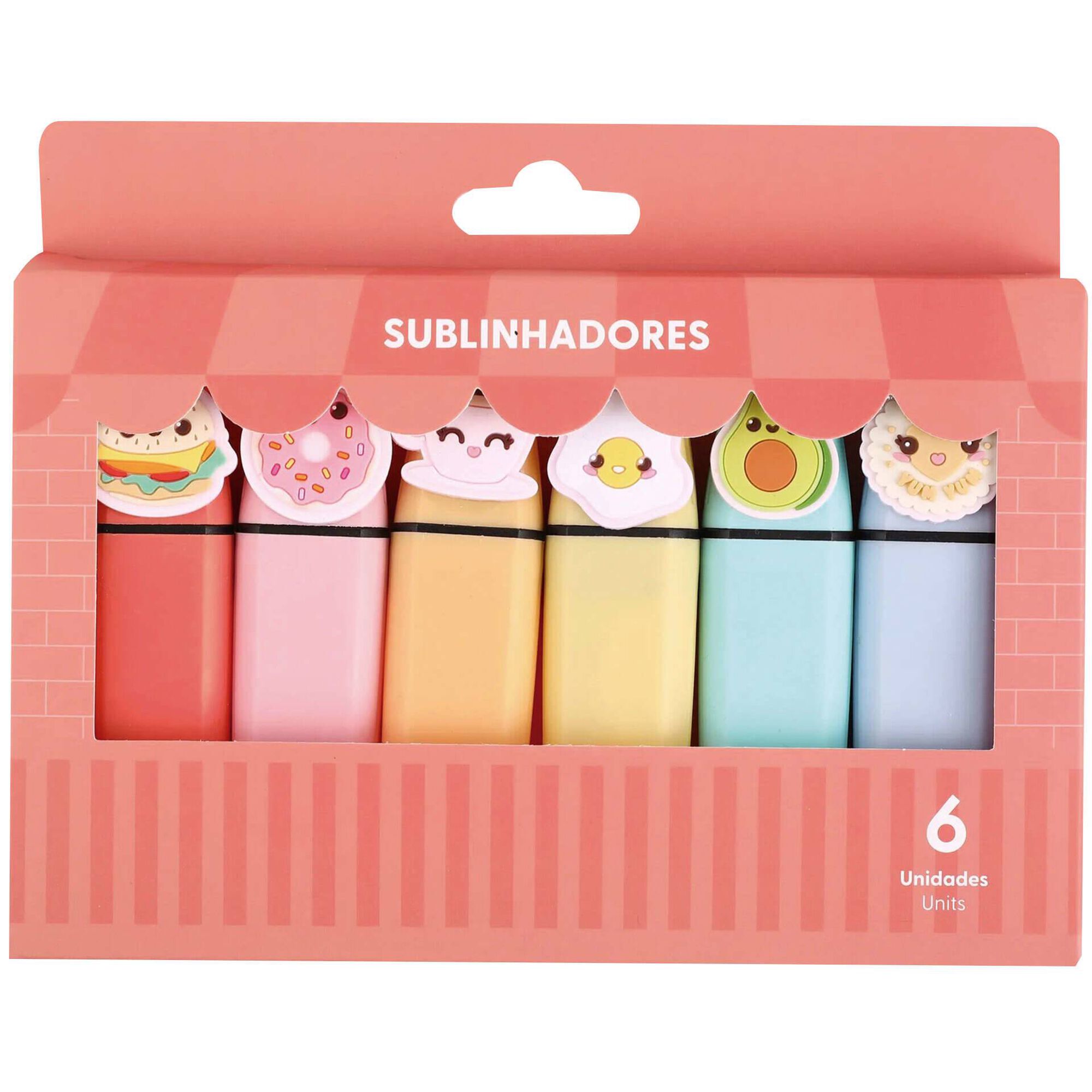 Sublinhadores Fun Food