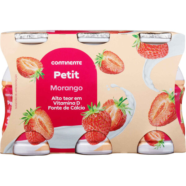 Iogurte Líquido Petit Morango Infantil Continente