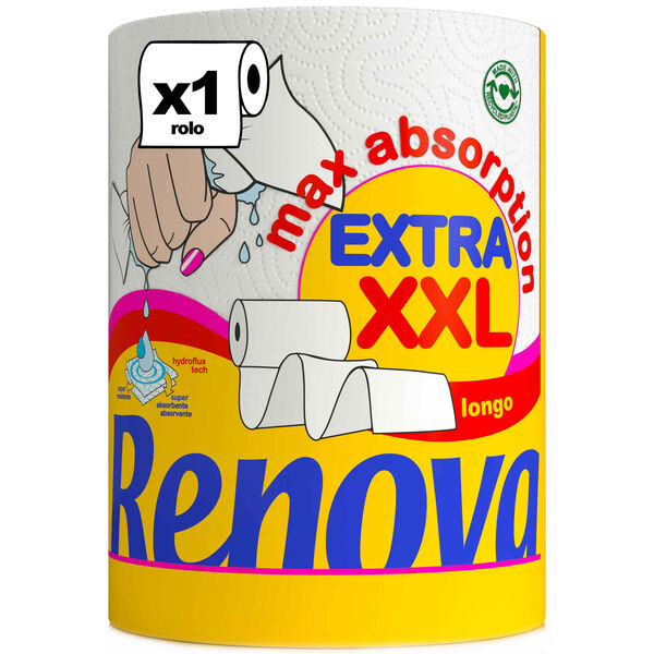 Rolo de Cozinha Max Absorption Extra XXL Renova