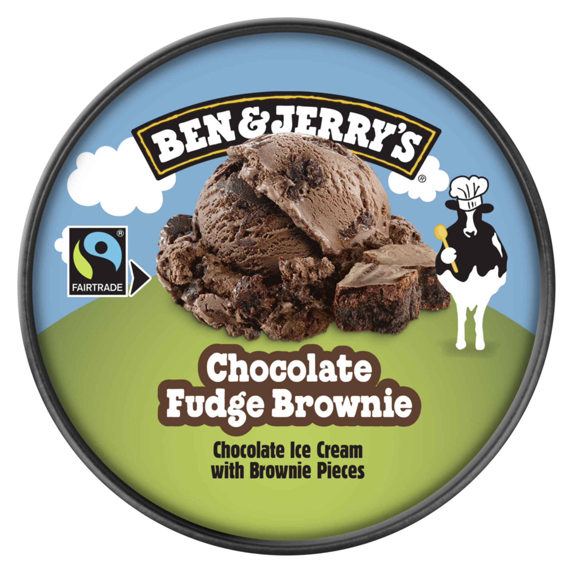 Gelado Chocolate Fudge Brownie