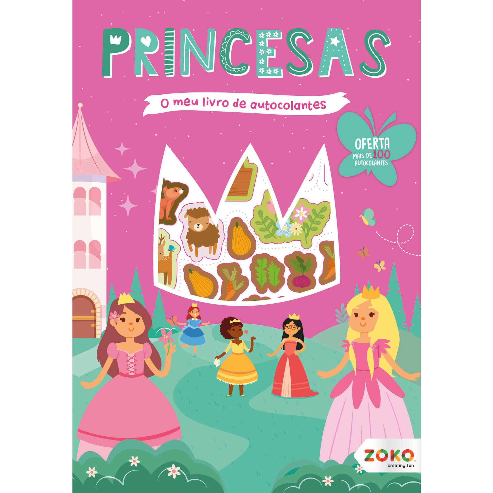 O Meu Livro de Autocolantes - Princesas O Meu Livro de Autocolantes - Princesas