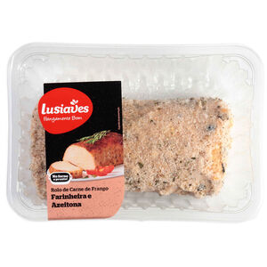 Rolo de Carne de Frango com Farinheira e Azeitonas Lusiaves