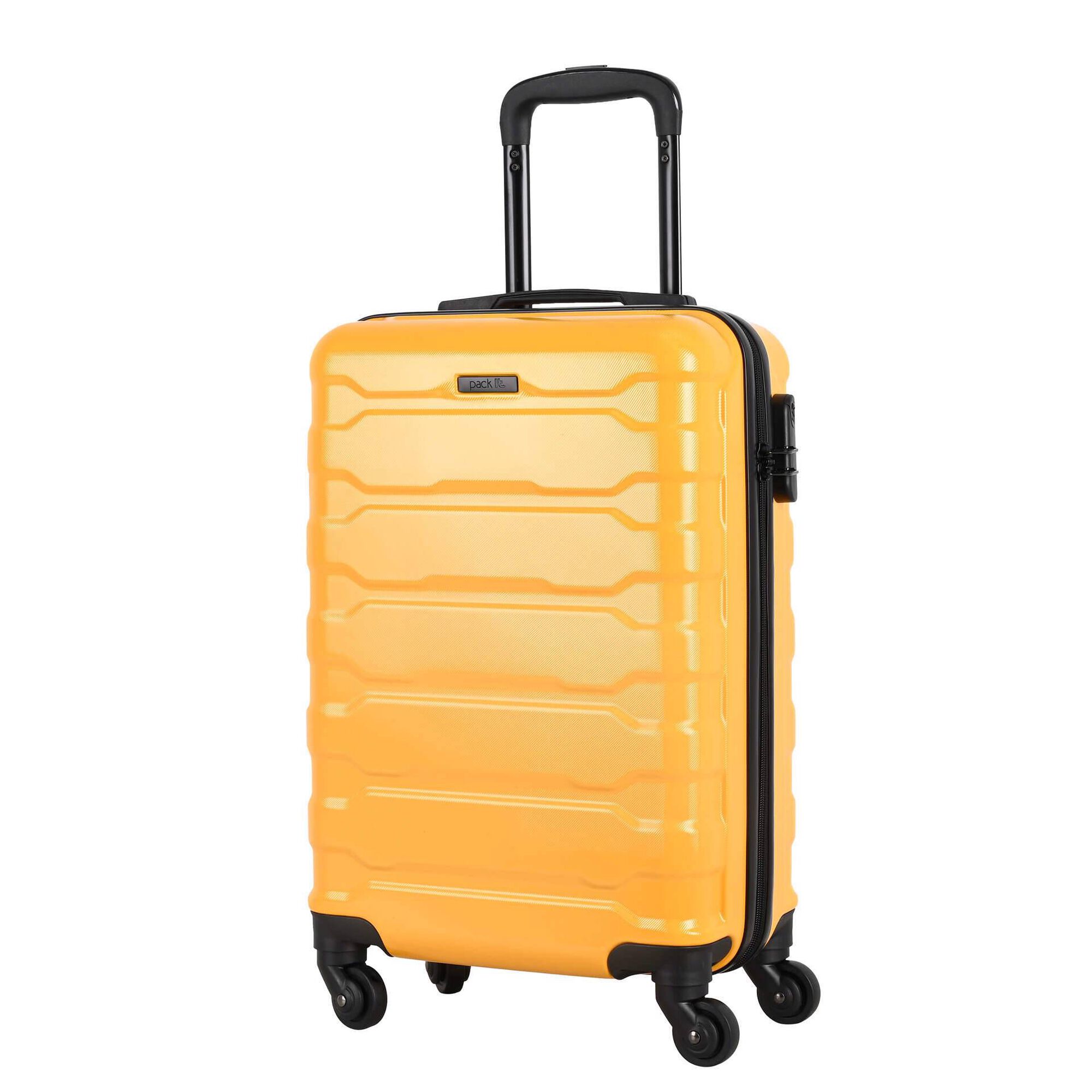 Mala de Cabine 4 Rodas Amarelo Santorini