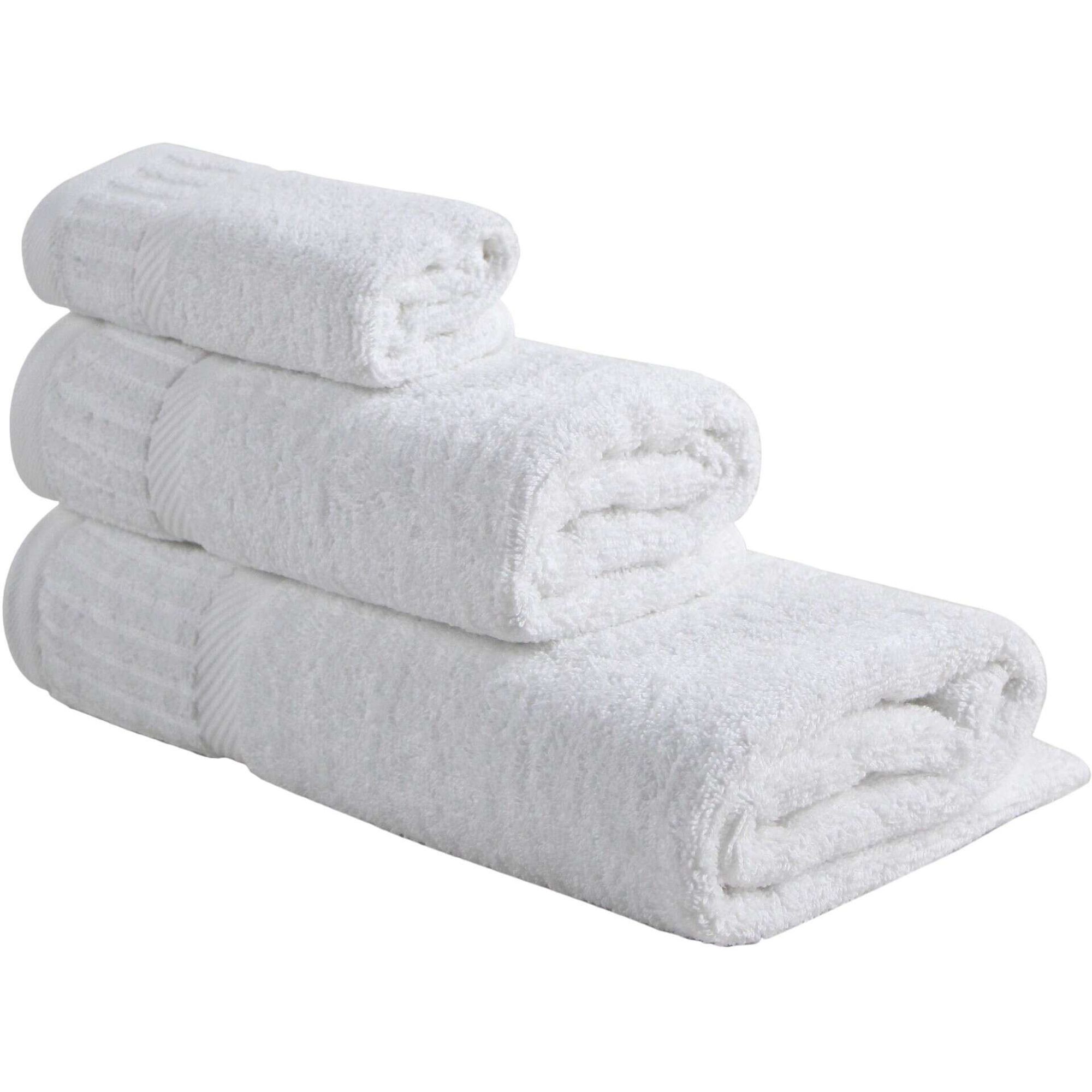 Conjunto 3 Toalhas Piano Branco Kasa